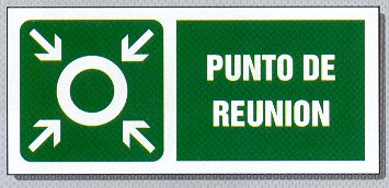 senal punto de reunion autocad